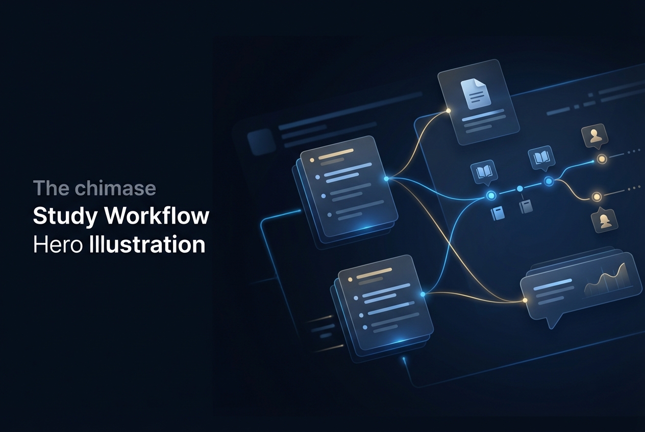 Visual of a student's study workflow for The Great Gatsby, including physical notes, a novel, and a mobile study app