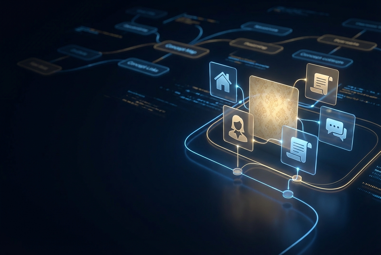 Student study workflow: open copy of The Yellow Wallpaper, notebook with plot timeline, smartphone showing Readi.AI study tools, and a torn yellow paper strip on a wooden desk.